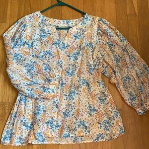 Flattering Floral Blouse